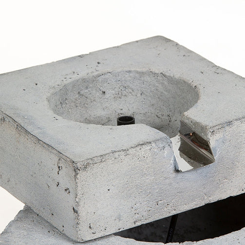 Garden fountain (36,5 x 34,5 x 23,5 cm) Resin Grey BigBuy Garden
