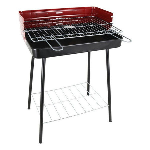 Charcoal Barbecue with Stand Algon Black Red (52 X 37 x 71,5 cm) Algon