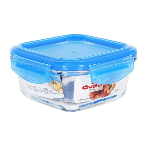 Hermetic Lunch Box Quttin Squared Crystal Blue Quttin