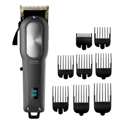 Hair Clippers Cecotec Bamba PrecisionCare ProClipper Titanium Go 2000 mAh Black Cecotec