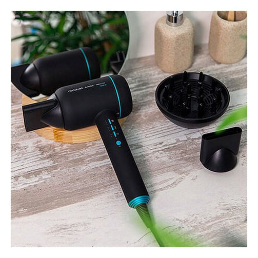 Hairdryer Cecotec Bamba IoniCare 6000 Rockstar Ice 1800W Black Cecotec