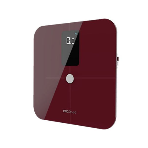 Digital Bathroom Scales Cecotec Surface Precision 10400 Smart Healthy Vision Maroon Cecotec