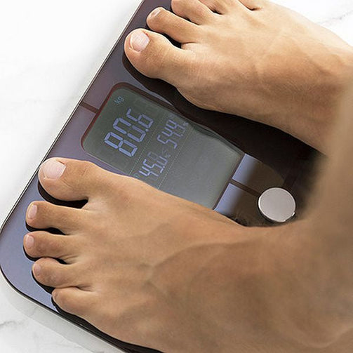 Digital Bathroom Scales Cecotec Surface Precision 10400 Smart Healthy Vision Maroon Cecotec