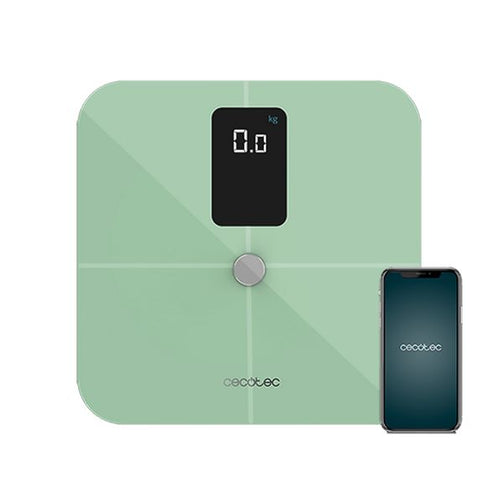 Digital Bathroom Scales Cecotec Surface Precision 10400 Smart Healthy Vision Green Cecotec