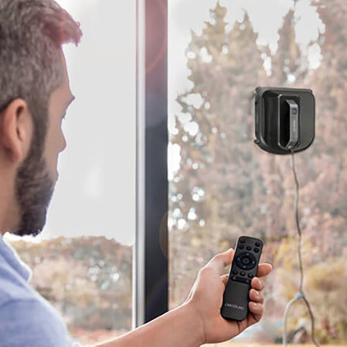 Glass Cleaning Smart Robot Cecotec Conga WinDroid 970 Black Cecotec