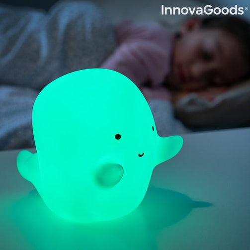 Ghost Multicolour LED Lamp Glowy InnovaGoods InnovaGoods
