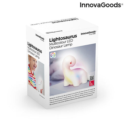 Dinosaur Multicolour LED Lamp Lightosaurus InnovaGoods InnovaGoods