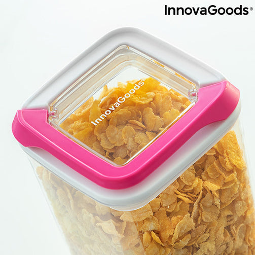 Set of Stackable Hermetically-sealed Kitchen Containers Pilocks InnovaGoods 4 Pieces InnovaGoods