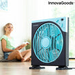 Floor Fan Box InnovaGoods Ø 30 cm 50W Black Blue InnovaGoods