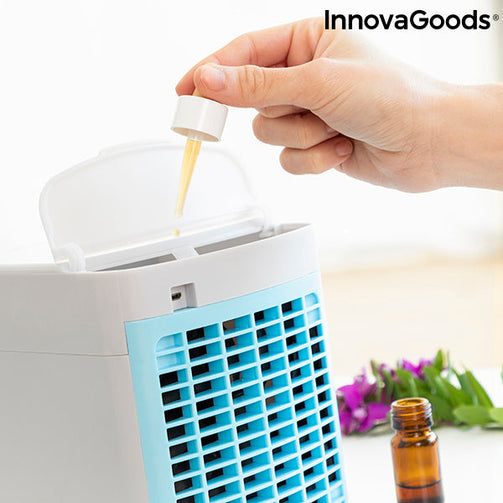 Mini LED Portable Evaporator Air Conditioner Freezyq+ InnovaGoods InnovaGoods