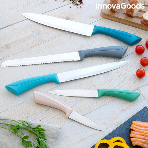 Knife Set Knices InnovaGoods 5 Pieces InnovaGoods