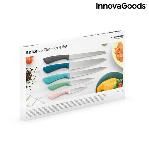 Knife Set Knices InnovaGoods 5 Pieces InnovaGoods