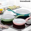 Set of Non-stick Frying Pans with Ceramic Coating Pantasy InnovaGoods 3 Pieces (ø 20-24-28 cm) InnovaGoods