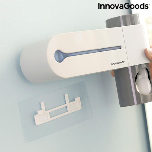 UV Toothbrush Steriliser with Stand and Toothpaste Dispenser Smiluv InnovaGoods InnovaGoods