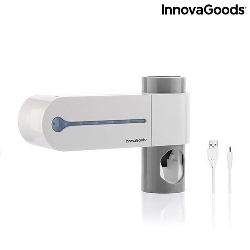 UV Toothbrush Steriliser with Stand and Toothpaste Dispenser Smiluv InnovaGoods InnovaGoods