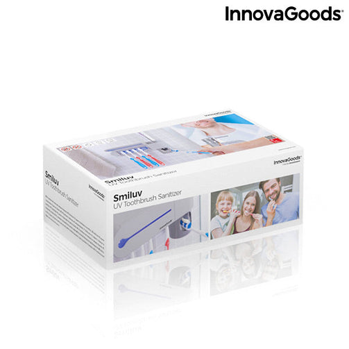 UV Toothbrush Steriliser with Stand and Toothpaste Dispenser Smiluv InnovaGoods InnovaGoods
