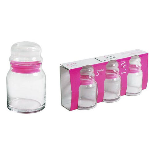 Glass Jar LAV Sera (3 uds) (290 ml) LAV