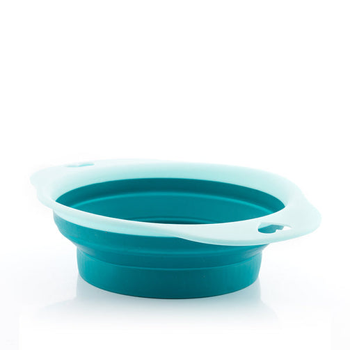 Folding Pet Bowl Heart BigBuy Pets