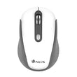 Optical Wireless Mouse NGS HAZEWHITE 800/1600 dpi White Black NGS