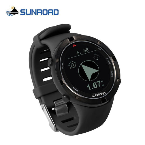SUNROAD smart GPS heart rate altimeter outdoor sports digital watch for men running marathon triathlon compass swimming watch Seewest