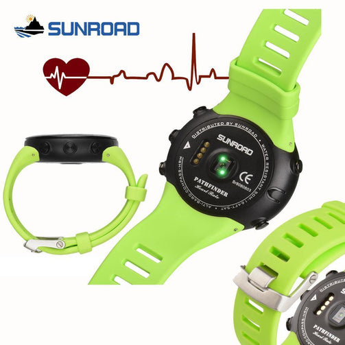 SUNROAD smart GPS heart rate altimeter outdoor sports digital watch for men running marathon triathlon compass swimming watch Seewest