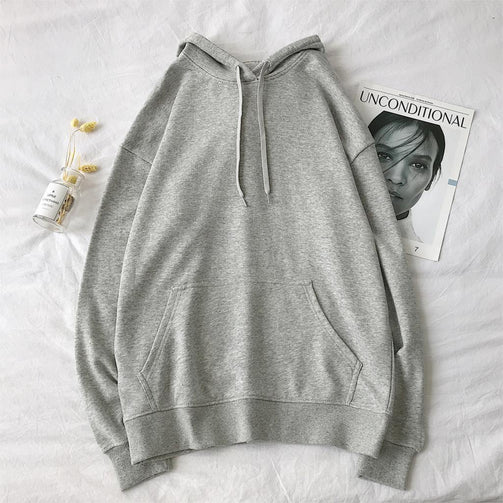 Privathinker Woman's Solid 12 Colors Korean Hooded Sweatshirts Female 2020 Cotton Thicken Warm Hoodies Lady Autumn Fashion Tops Seewest
