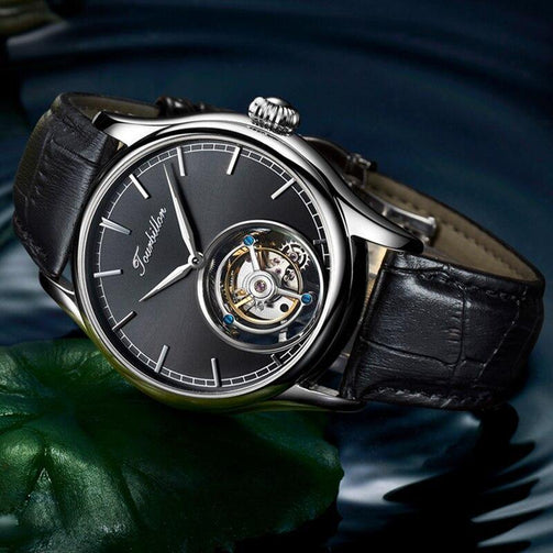 Tourbillon Watch GUANQIN Original watch Skeleton mechanical Sapphire Mens Watches Top Brand Luxury clock men Relogio Masculino Seewest