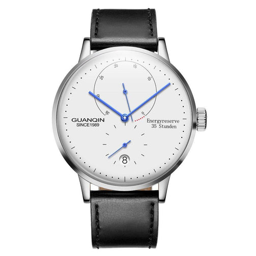 GUANQIN Mechanical Business Watch Men Top Brand Luxury Luminous 316L stainless steel Wrist Mens Automatic Watches Gold Clock Seewest