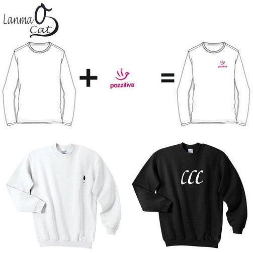 Lanmaocat Cotton Hoodie Men Women Custom Design Hoodie Sublimation Print Shirt Long Sleeve Personal Design XXL Free Shipping Seewest