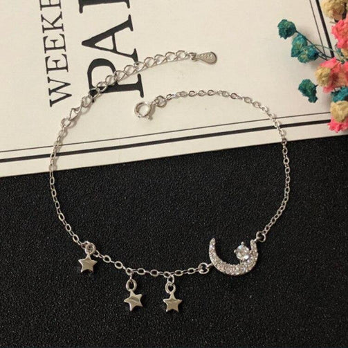 Fashion Simple Star Moon Bracelet Seewest