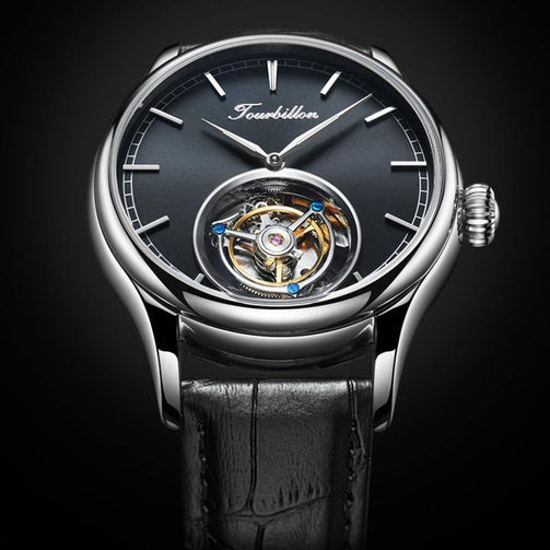 Tourbillon Watch GUANQIN Original watch Skeleton mechanical Sapphire Mens Watches Top Brand Luxury clock men Relogio Masculino Seewest