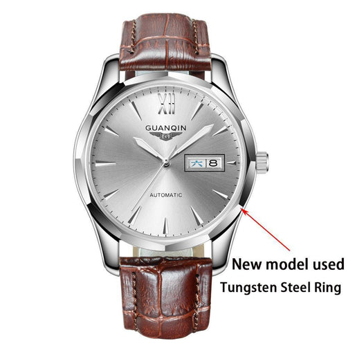 GUANQIN Sapphire Automatic Mechanical Watch men Japan NH36 Movement top brand luxury men watches waterproof Relogio Masculino Seewest