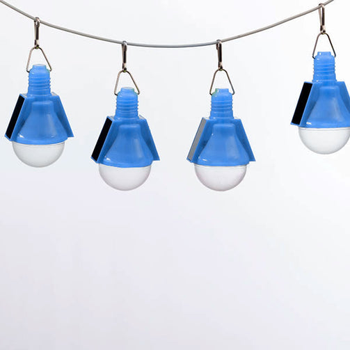 Solar Bulb (pack of 4) BigBuy Home