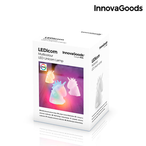 InnovaGoods LEDicorn Multicolour Unicorn Lamp InnovaGoods