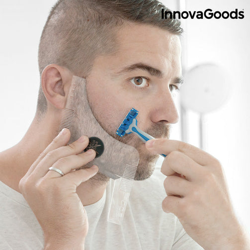 InnovaGoods Hipster Barber Beard Template for Shaving InnovaGoods