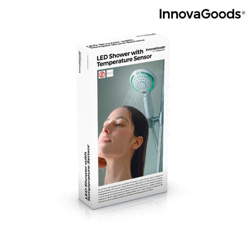 InnovaGoods LED Shower with Temperature Sensor InnovaGoods