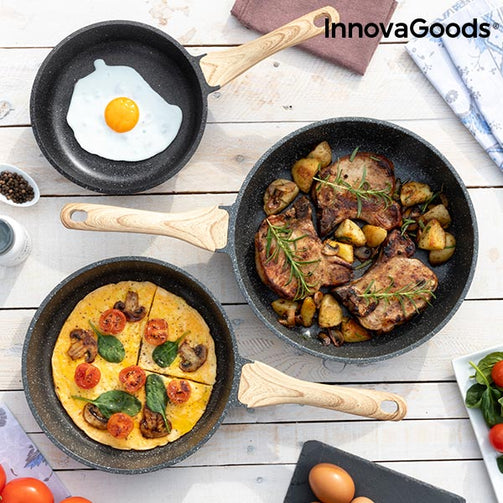 InnovaGoods Granite-Effect Premium Pan (20 cm) InnovaGoods