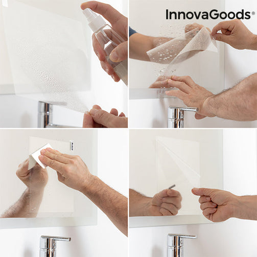 InnovaGoods Anti-Fog Mirror Film (Set x2) InnovaGoods