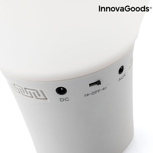 Silicone LED Touch Lamp with Speaker Silitone InnovaGoods InnovaGoods