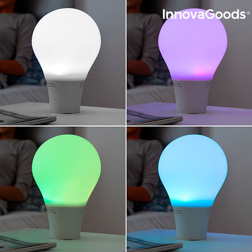 Silicone LED Touch Lamp with Speaker Silitone InnovaGoods InnovaGoods