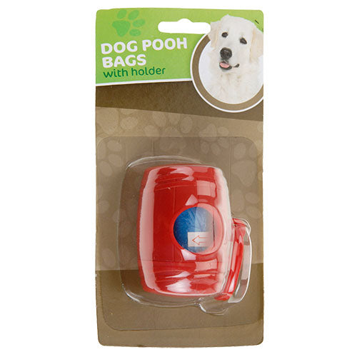 Dog Poop Bag Holder (with 15 Bags) BigBuy Pets