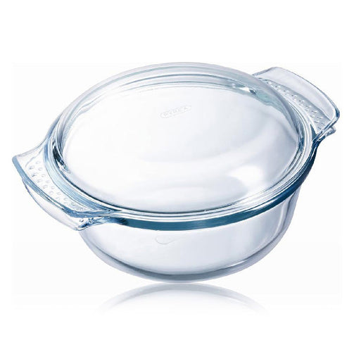 Saucepans Pyrex Transparent Borosilicate Glass (25 x 20 x 11 cm / 29 x 23 x 14 cm) (2 pcs) Pyrex